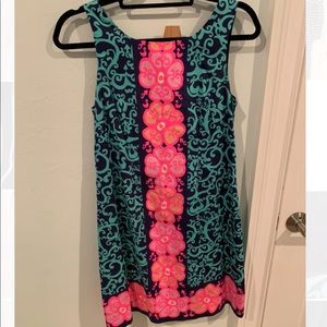 Lilly Pulitzer Delia Shift Dress w/ Gold Zipper